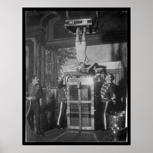 ハリー・ホーディーニ脱出水責め ポスター (正面)