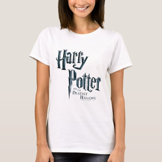 ハリー・ポッターと死の秘宝のロゴ1 Tシャツ (正面)