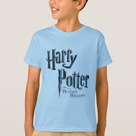 ハリー・ポッターと死の秘宝のロゴ1 Tシャツ (正面)