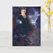 ハリー・ポッターのスタグパトロナス カード (黄色い花)
