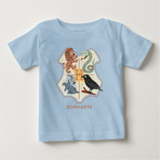 ハリー・ポッターのホグワーツの紋章(アニメ風) ベビーTシャツ