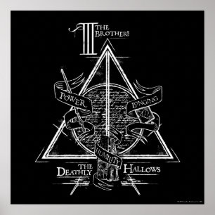 ハリー・ポッターの呪文   死の秘宝 グラフィック ポスター
