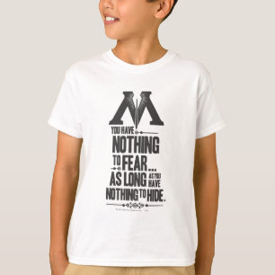 ハリー・ポッターの呪文 魔法省のプロパガンダ Tシャツ