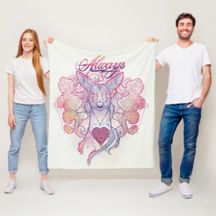 ハリー・ポッターの呪文 "Always" Doe Protorus フリースブランケット