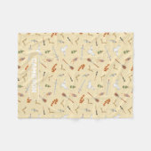 ハリー・ポッターの漫画のパターン フリースブランケット (正面(横))