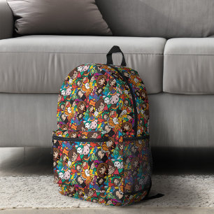 ハリー・ポッターの漫画キャラクター・トス・パターン プリントバックパック