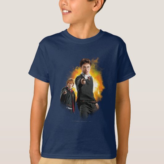 ハリー・ポッターシリーズおよびRon Weasely Tシャツ (正面)
