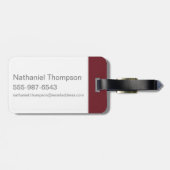 ハリー・ポッターシリーズの漫画アイコンパターン ラゲッジタグ (裏面横)