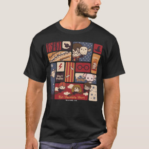 ハリー・ポッターシリーズの漫画場面パターン Tシャツ
