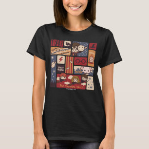 ハリー・ポッターシリーズの漫画場面パターン Tシャツ