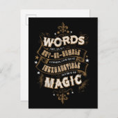 ハリー・ポッターシリーズの綴り|のワードは私達のほとんどのInexhaustiです ポストカード (正面/裏面)