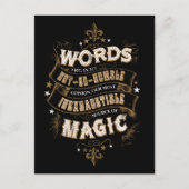 ハリー・ポッターシリーズの綴り|のワードは私達のほとんどのInexhaustiです ポストカード (正面)