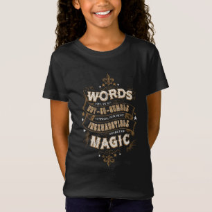 ハリー・ポッターシリーズの綴り のワードは私達のほとんどのInexhaustiです Tシャツ