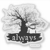 ハリー・ポッターシリーズの綴り|の常に引用文のシルエット シール (正面)