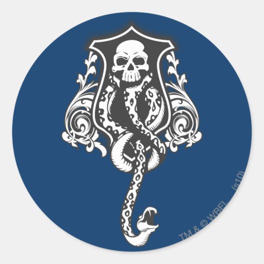 ハリー・ポッターシリーズの綴り|の暗い印 ラウンドシール (正面)