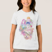 ハリー・ポッターシリーズの綴り|ハリー、Hermione、及びRon Waterc トライブレンドTシャツ (正面)