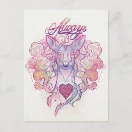 ハリー・ポッターシリーズの綴り| "常に"雌ジカPatronus ポストカード