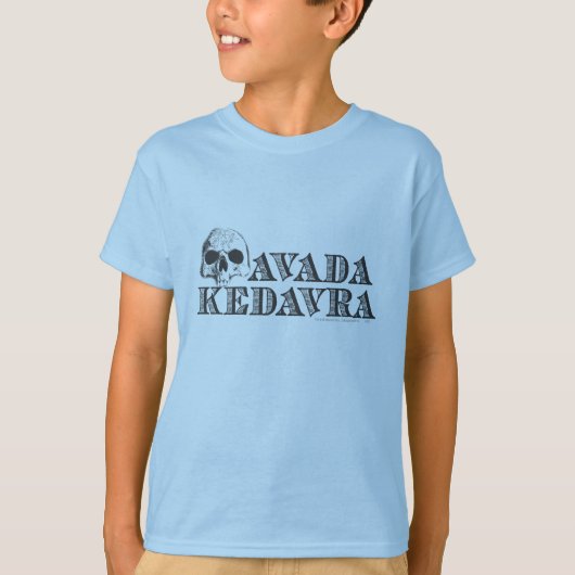 ハリー・ポッターシリーズの綴り| Avada Kedavra Tシャツ (正面)