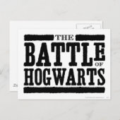 ハリー・ポッターシリーズの綴り| Hogwartsの戦い ポストカード (正面/裏面)