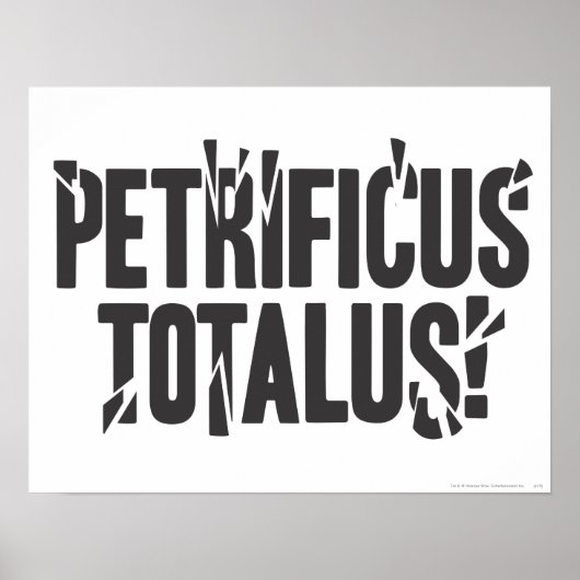 ハリー・ポッターシリーズの綴り| Petrificus Totalus! ポスター (正面)