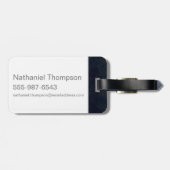 ハリー・ポッターシリーズの綴り| Wingardium Leviosaのグラフィック ラゲッジタグ (裏面横)