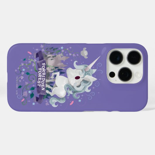 ハリー・ポッターシリーズの|禁止された森林ユニコーンのグラフィック Case-Mate iPhoneケース (裏面 (横))