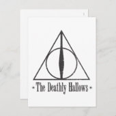 ハリー・ポッターシリーズは|死んだように紋章を神聖化します ポストカード (正面/裏面)