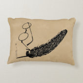 ハリー・ポッターシリーズ|のガラスおよびクイル アクセントクッション (裏面)