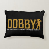 ハリー・ポッターシリーズ|のドビーはハリー・ポッターシリーズを救います アクセントクッション (裏面)