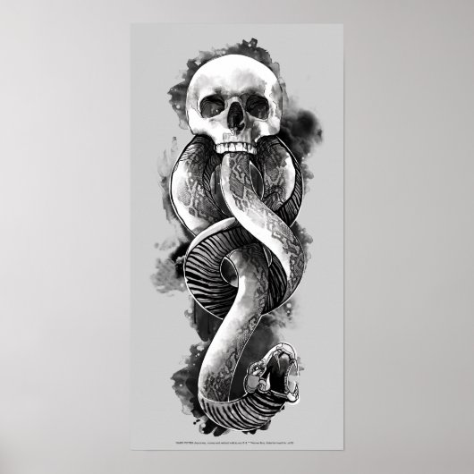 ハリー・ポッターシリーズ|の暗い印の水彩画 ポスター (正面)