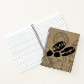 ハリー・ポッターシリーズ|害MANAGED™の地図の足跡 ノートブック (内部)