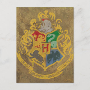 ハリー・ポッターシリーズ 素朴なHogwartsの頂上 ポストカード