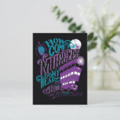 ハリー・ポッターシリーズ|騎士バスタイポグラフィのグラフィック ポストカード (スタンド正面)