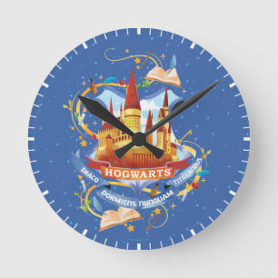 ハリー・ポッターシリーズ 魅了HOGWARTS™の城 ラウンド壁時計