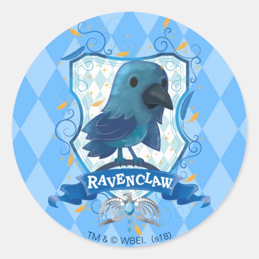 ハリー・ポッターシリーズ|魅了RAVENCLAW™の頂上 ラウンドシール (正面)