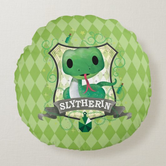 ハリー・ポッターシリーズ|魅了SLYTHERIN™の頂上 ラウンドクッション (正面)
