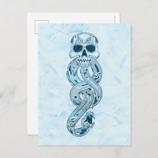 ハリー・ポッターシリーズ| Aguamentiの暗い印のグラフィック ポストカード (正面/裏面)