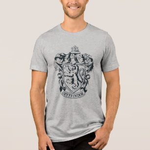 ハリー・ポッターシリーズ Gryffindorのステンシルスケッチ トライブレンドTシャツ