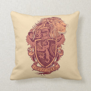 ハリー・ポッターシリーズ Gryffindorのライオンの頂上 クッション
