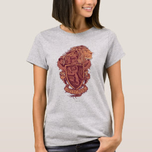 ハリー・ポッターシリーズ  Gryffindorのライオンの頂上 Tシャツ