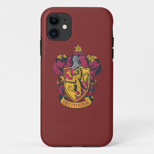 ハリー・ポッターシリーズ| Gryffindorの頂上の金ゴールドおよび赤 Case-Mate iPhoneケース (裏面)