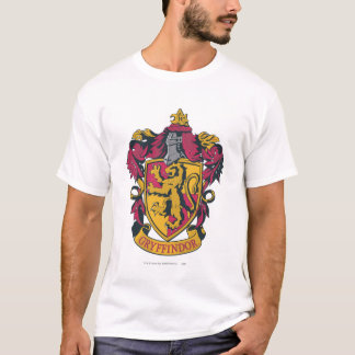 ハリー・ポッターシリーズ| Gryffindorの頂上の金ゴールドおよび赤 Tシャツ