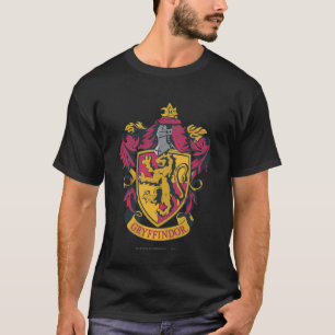 ハリー・ポッターシリーズ Gryffindorの頂上の金ゴールドおよび赤 Tシャツ