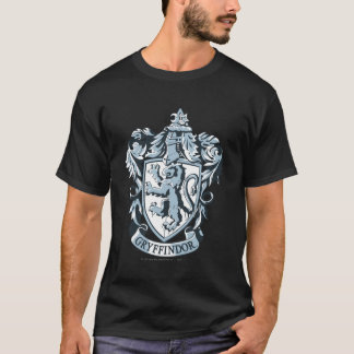 ハリー・ポッターシリーズ| Gryffindorの頂上の青 Tシャツ