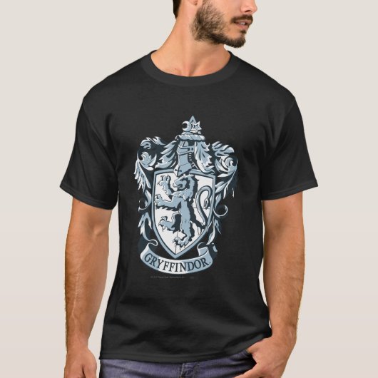 ハリー・ポッターシリーズ| Gryffindorの頂上の青 Tシャツ (正面)