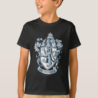 ハリー・ポッターシリーズ| Gryffindorの頂上の青 Tシャツ