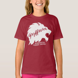 ハリー・ポッターシリーズ| GRYFFINDOR™のシルエットのタイポグラフィ Tシャツ