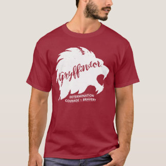 ハリー・ポッターシリーズ| GRYFFINDOR™のシルエットのタイポグラフィ Tシャツ
