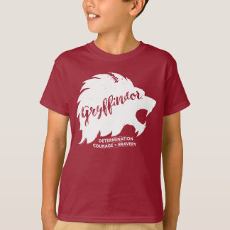 ハリー・ポッターシリーズ| GRYFFINDOR™のシルエットのタイポグラフィ Tシャツ