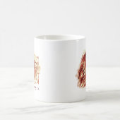 ハリー・ポッターシリーズ| GRYFFINDOR™のライオンの水彩画 コーヒーマグカップ (中央)